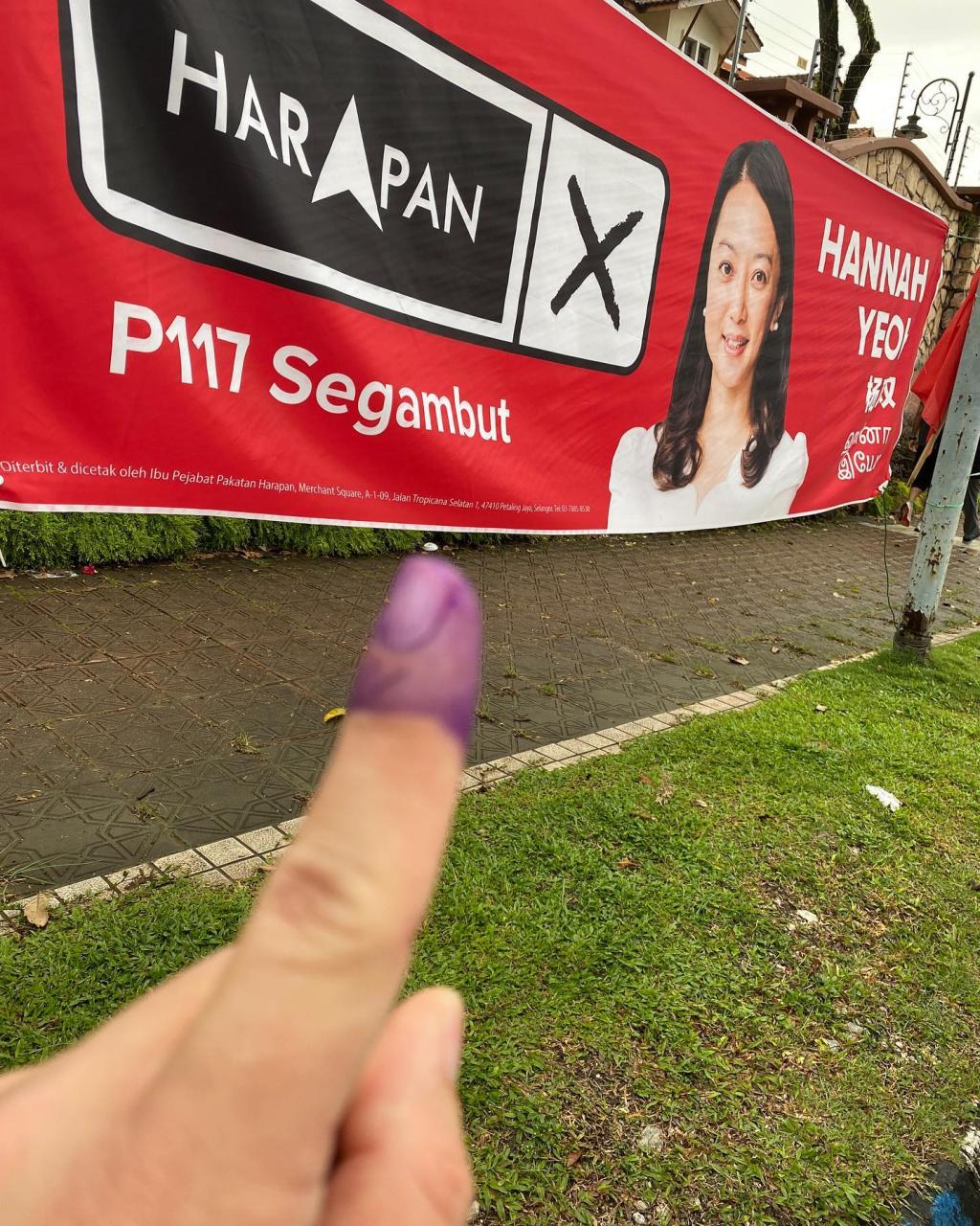 Done ✅ #ge15 #hannahyeoh #paca #segambut #p117